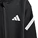 adidas Unisex-Baby Z.N.E Full-Zip Sportswear Hooded Onesie, Black/White, 3 Months