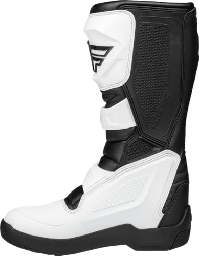 Fly Racing Maverik LT riding boots (Black/White LT, 11)