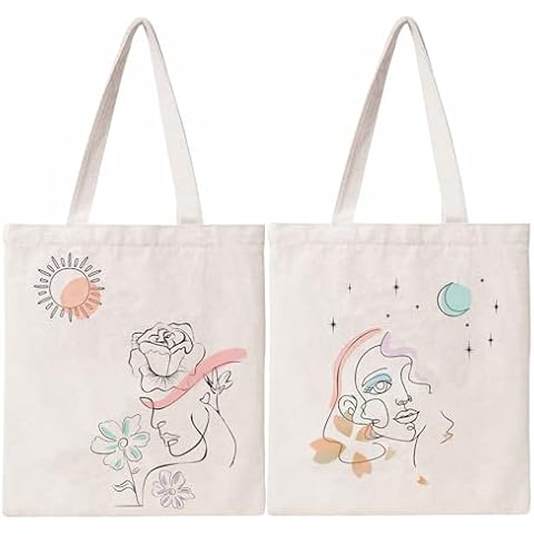 Kazova Floral Cotton Tote Bag for Women Cover