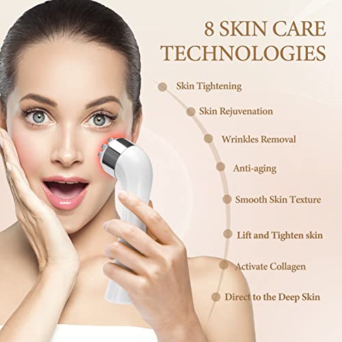 Senxiller BEAN01 Facial Massager Skin Tightening Machine, 4 Color Led Light Therapy Machine thumb #1