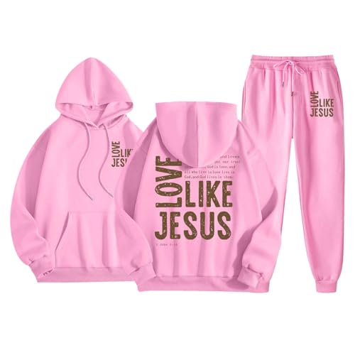 Survêtement 2 pièces femme thermique composé d'un sweat à capuche et jogging ajusté