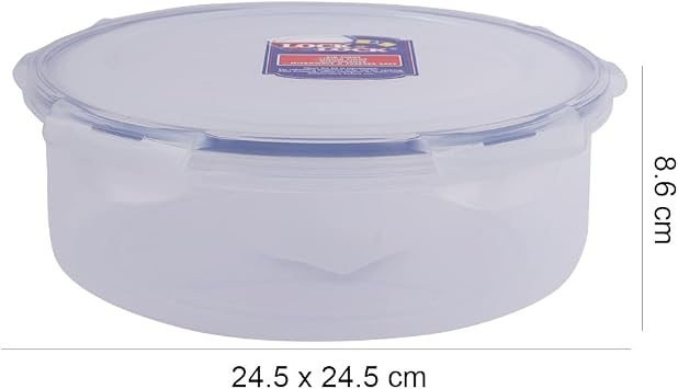 LocknLock Classic Round 2.5L Airtight Food Storage Container with Lid