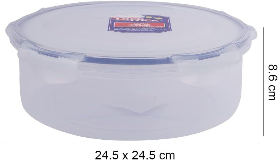 LocknLock Classic Round 2.5L Airtight Food Storage Container with Lid