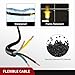 Nilight 25 Feet 4 Way Trailer Wire Extension Cable 14 Gauge 4 Conductor 100% Pure Copper Insulated Heavy Duty Weatherproof for 4 Pin Blade RV Automotive