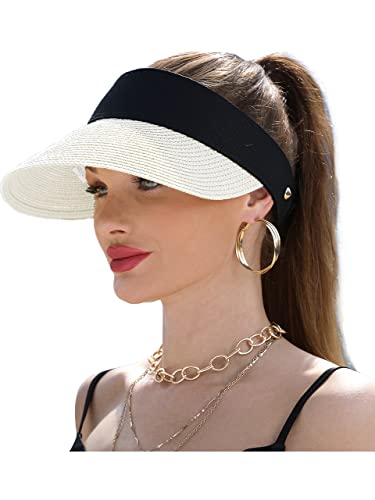 Sombrero de sol para mujer con visera y protección UV miniatura 1