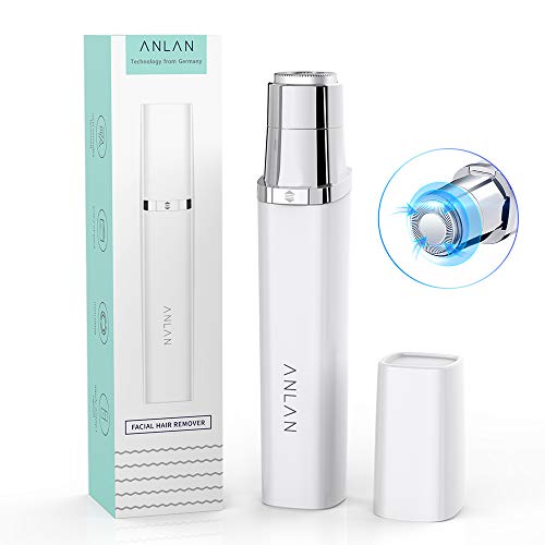 ANLAN Wenkbrauwtrimmer, mini-wenkbrauw-epilator voor wenkbrauwen, lippen, lichaam, gezichtshaar