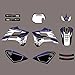 MXP Kit d'autocollants graphiques pour moto tout-terrain - Pour gaz EC 125 200 250 300 450 2002 2003 2004 2005 2006 (1351)