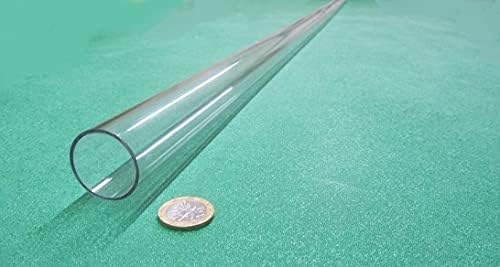 Polycarbonate Round Tube 1 1/4" (1.250") OD x 1 1/8" (1.125") ID x 1/16" Wall x 72" (More Length Options)