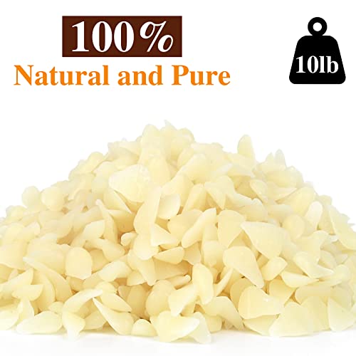 Beytyky BE78 10Lb Organic White Beeswax Pellets - Beeswax For Candle Making Triple Filtered Candle Wax For Diy Cream, Lip Balms, Lotions, And Soap Making Supplies, Cosmetic Grade Easy Melt Pure And Natural Beeswax thumb #5