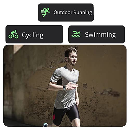 H80 Heren Smart Watch, IP67 Waterdicht 1,69 Inch Touchscreen Hartslag Monitor Sport Fitness Tracker SmartWatch voor iOS Android - Afbeelding 7