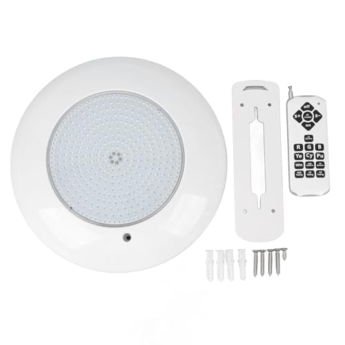 WIHFHGZ Luz Led para Piscina IP68, 35W RGB RGB Foco Sumergible 12V con Control Remoto - de Color, Amplio Ángulo de Iluminación, Fácil Instalación en Piscinas