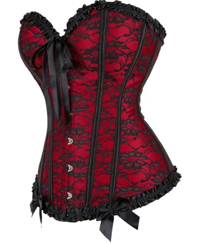 KUOSE Damen Schwarz Weiß Body Shaper Vollbrust Corsage Top Übergrößen – Bild 4