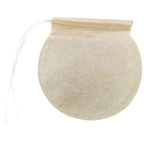 Hemoton 100 Pcs Sacos de Filtro de Chá Descartáveis ??De Polpa de Madeira Papel Infusor de Chá Com C