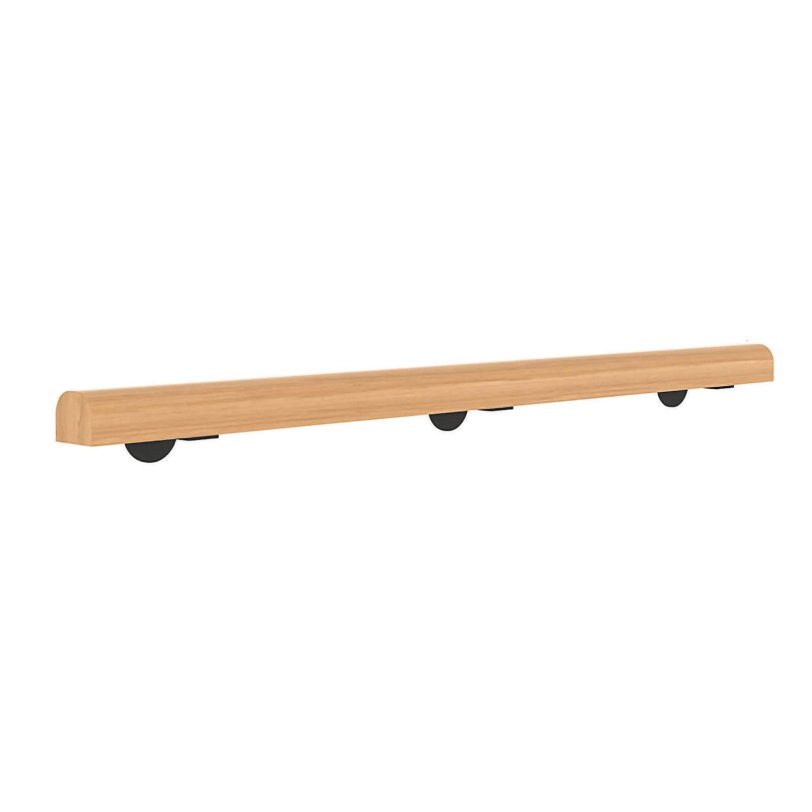 Main courante escalier intérieur bois MObyat avec kit complet de rampe de sécurité antidérapante