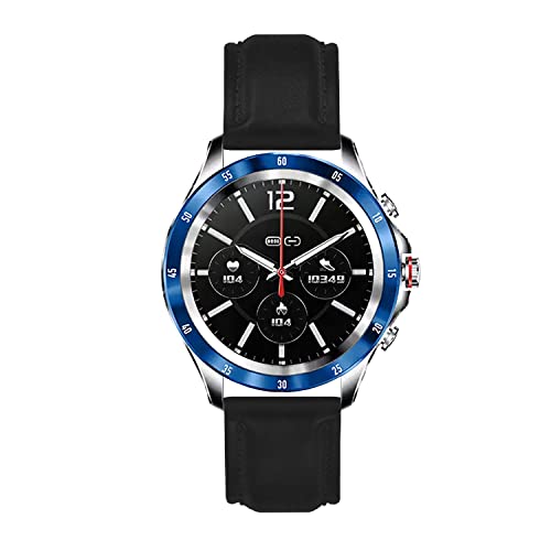 Image of ACM Watch Strap Leather Belt 20mm Compatible with Noise Noisefit Nova Smartwatch Casual Classic Band Black