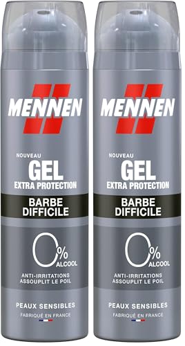 Mennen Gel De Rasage Barbe Difficile 200 ml (Lot de 2)