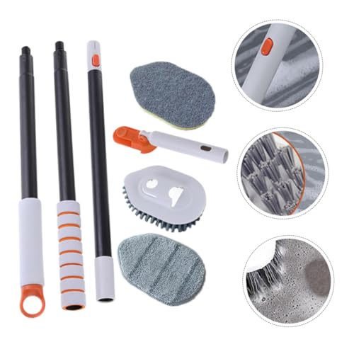 Brosse pour sols de salle de bain extensible idéale en pièce humide - 6