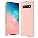 Produktbild Conie® Basic Backcove Hülle für Samsung Galaxy S10, [ Microfaser Innenfutter ] Schutzhülle sturzsichere Hülle aus TPU Anti Fingerprint Rückschale, Galaxy S10 Case Rosa