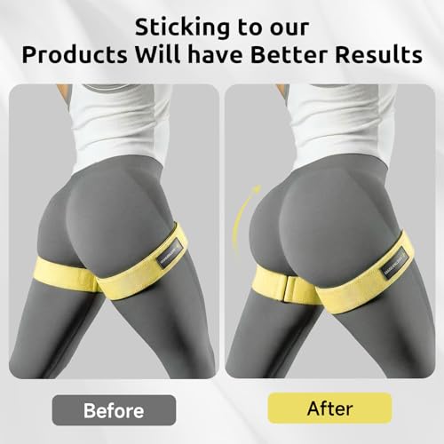 Image of MANUEKLEAR Non-Slip Blood Flow Restriction Bands for Thighs, BFR Booty Bands for Women Glutes Leg, Adjustable Occlusion Thigh Bands for Workout Leg & Hip