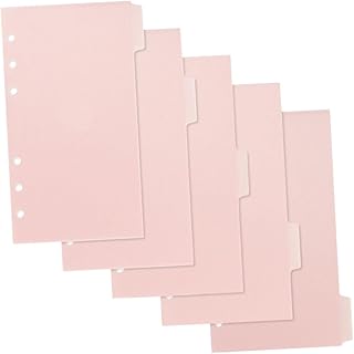 PLAFOPE 1 Conjunto De Pastas Clipes Para Fichário Bloco De Notas Bolso Para Fichário Bolsa De Recarga Bloco De Notas Bolsas Para Fichário Bolso De Recarga Bolsa De Armazenamento