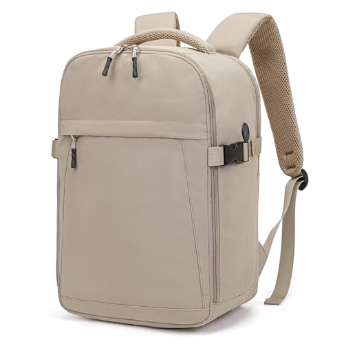 Xkdoai Ryanair ryggsäck, 40 x 20 x 25 cm, reseryggsäck, flygplan handbagage, kabinväskor, vattentät ryggsäck med flaskväska