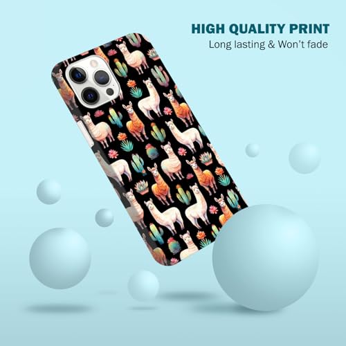 Coque iPhone 12 Pro Max motif lama blanc, l'accessoire tendance pour vos sorties