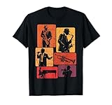 Retro Jazz Band Musicians Vintage Jazz Music Lover T-Shirt
