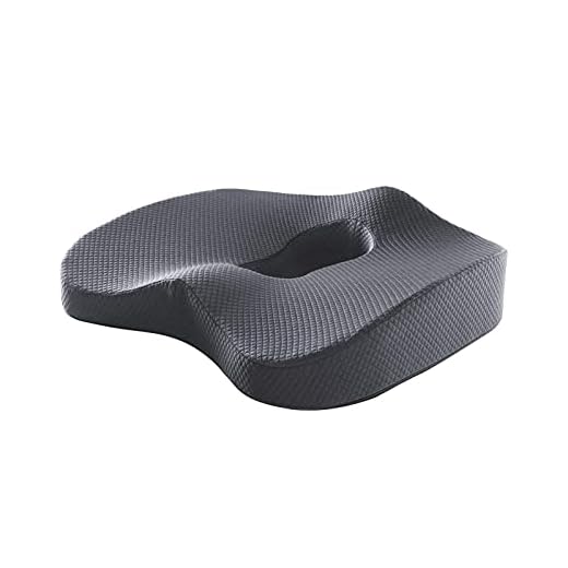 Almofada de Assento Ortopédico e Almofada de Apoio Lombar | Almofada de apoio lombar para cadeira de escritório | Almofada de Assento para Cadeira de Escritório, Almofada de Assento Coccyx Espuma A/r