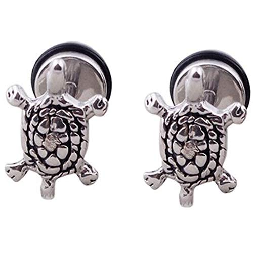 Stainless Steel Cute Turtle Animal Evening Party Vacation Stud Earrings