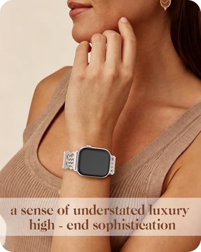 Braided Stretchy Band for Apple Watch Bands for Women 44mm 45mm 46mm 49mm - image 7