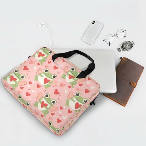 Bolso para laptop con patrón de corazones y alas miniatura 7