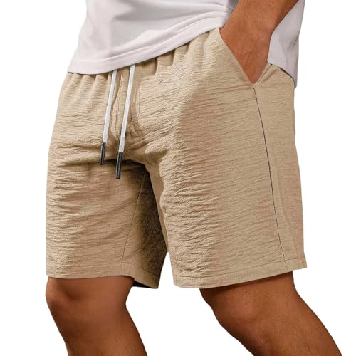 Short de plage léger et ample à taille élastique pour homme et femme