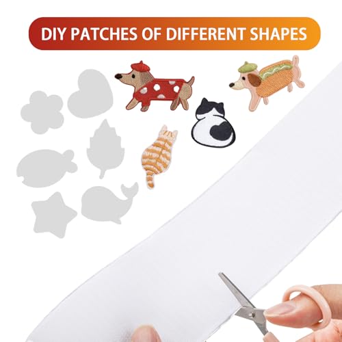 Image of 20Ft *3 Inch Hook and Loop Tape with Adhesive Back, Heavy Duty Double Sided Adhesive Strips, Strong Sticky Strips Roll for Home /Office /School /Car, White