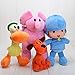 Bleyoum Kuscheltier 4 Stück/Set 14-30cm Pocoyo Loula Pato Kuscheltiere Plüschtiere