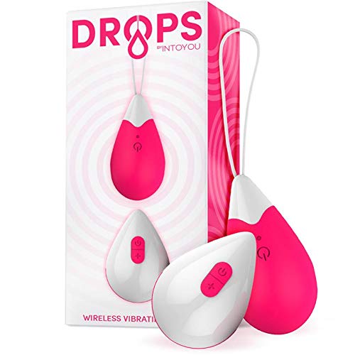 Œuf vibrant et boule de geisha Drops 100 g en silicone médical doux pour massage périnéal