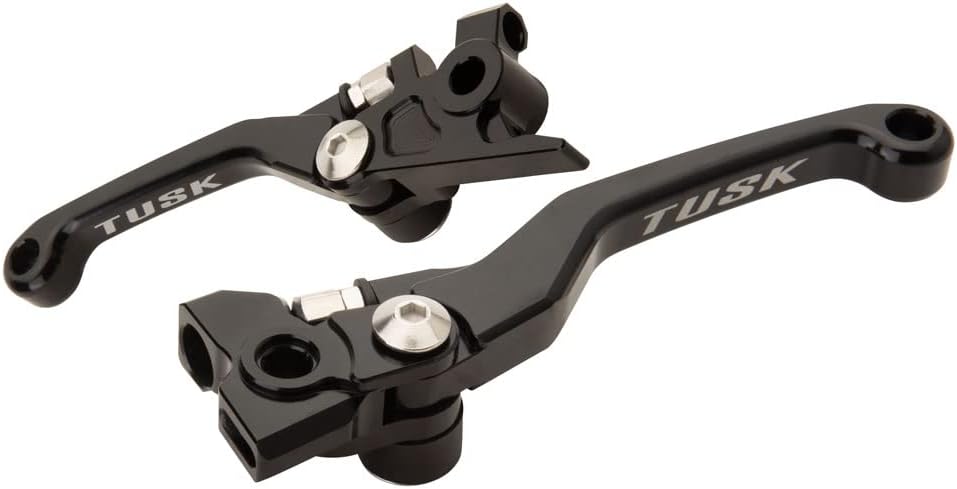 TUSK Folding Lever Set Compatible with Brembo Compatible Black for Husqvarna TE 300 (Fuel Injected) 2025