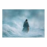 Décoration murale divine Mercy Image : illuminez et embellissez n'importe quel mur ou pièce avec cette charmante décoration murale catholique. Que ce soit dans votre salon, chambre, église, cuisine, bureau, hôtel, restaurant, salle de bain ou bar, il ajoute une touche de spiritualité et d'élégance