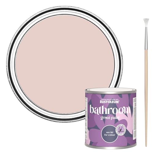 Rust-Oleum Mould-Resistant Pink Bathroom Grout Paint -Pink Champagne 250ml