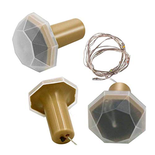 Uonlytech Colorful Changing Wine Bottle Lights, Ip44 Waterproof Solar Wine Cork Lights Flash Diamond String Lights Rope Light For Home Party Wedding Decoration #TOP7
