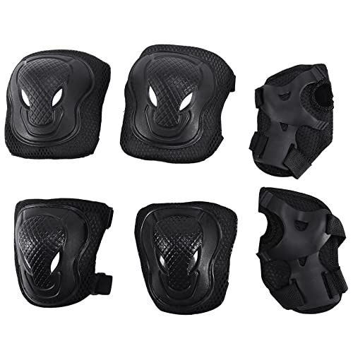 Janasiba Proteger las rodillas y los protectores de protección de seguridad para adultos skate equipo de protección