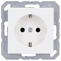 10x JUNG A1520WW SCHUKO® Steckdose Alpinweiß Serie A – Ansicht 2