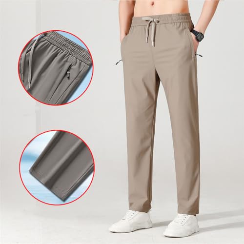 Leenfort Mens Pants, Leenfort Mens Ultra Stretch Quick Drying Pants, Men's Casual Pants Lightweight Hiking Travel Pants2