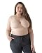 Kindred Bravely French Terry Racerback Nursing Sleep Bra for Maternity / Breastfeeding (XXL-Busty, Beige)