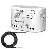 Zigbee 1CH 85-250VIntelligent Temperature Sensor,High Precision Waterproof Probe Sensor,Wireless Intelligent Monitoring,Tuya app Remote Smart Switch(tuya zigbee hub needed)