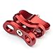 BGNing 1inch Diving Lights Ball Butterfly Clip Underwater Tripod Clamp 2 Mount Hole Clamp Adapter for Underwater Diving Light Arm System (Red)