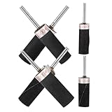 KICHOUSE 6pcs Rotary Tool Sanding Drum Kit with 3.0mm Mandrel, Assorted Grit Sandpaper Sticks (240, 320, 600,