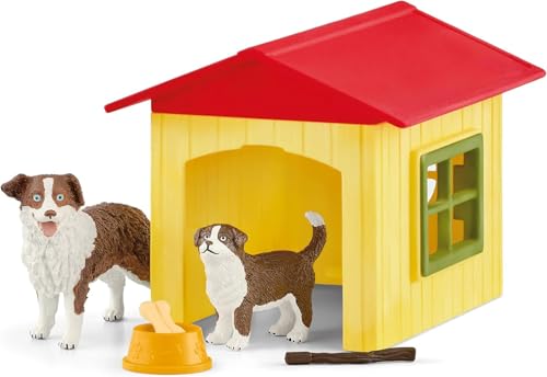 Schleich Farm World | Hundehütte 42573 | Spielset ab 3 Jahren | 9 Teile – Ansicht 2