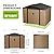 Outdoor Storage Shed, 8 x 6 FT Metal Storage Shed, Metal Garden Tool Shed with Roof, Door & Lock, Waterproof and Anti-UV, for Patio Garden Yard, Brown