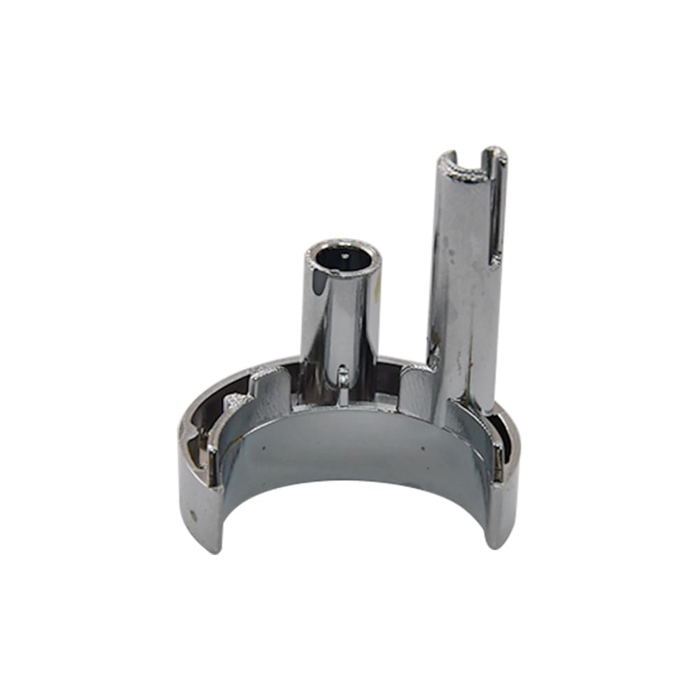 Bouton poussoir double et long WC D2D chromé multicolore AH0001700R Compatible avec chasse d'eau 822044001
