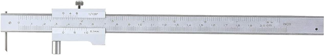Paquímetro Paralelo, 0 a 200mm Paquímetro Cruzado Paralelo, Régua Vernier Aço Inoxidável Paquímetro Paralelo Cruzado Vernier Marcador, Paquímetro Digital